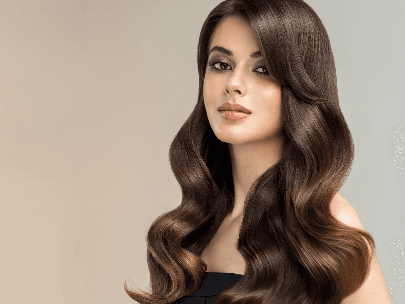 Healthy, glossy hair after a professional shampoo, trim, blow dry and Olaplex No.2 bond treatment at a Weymouth hair salon