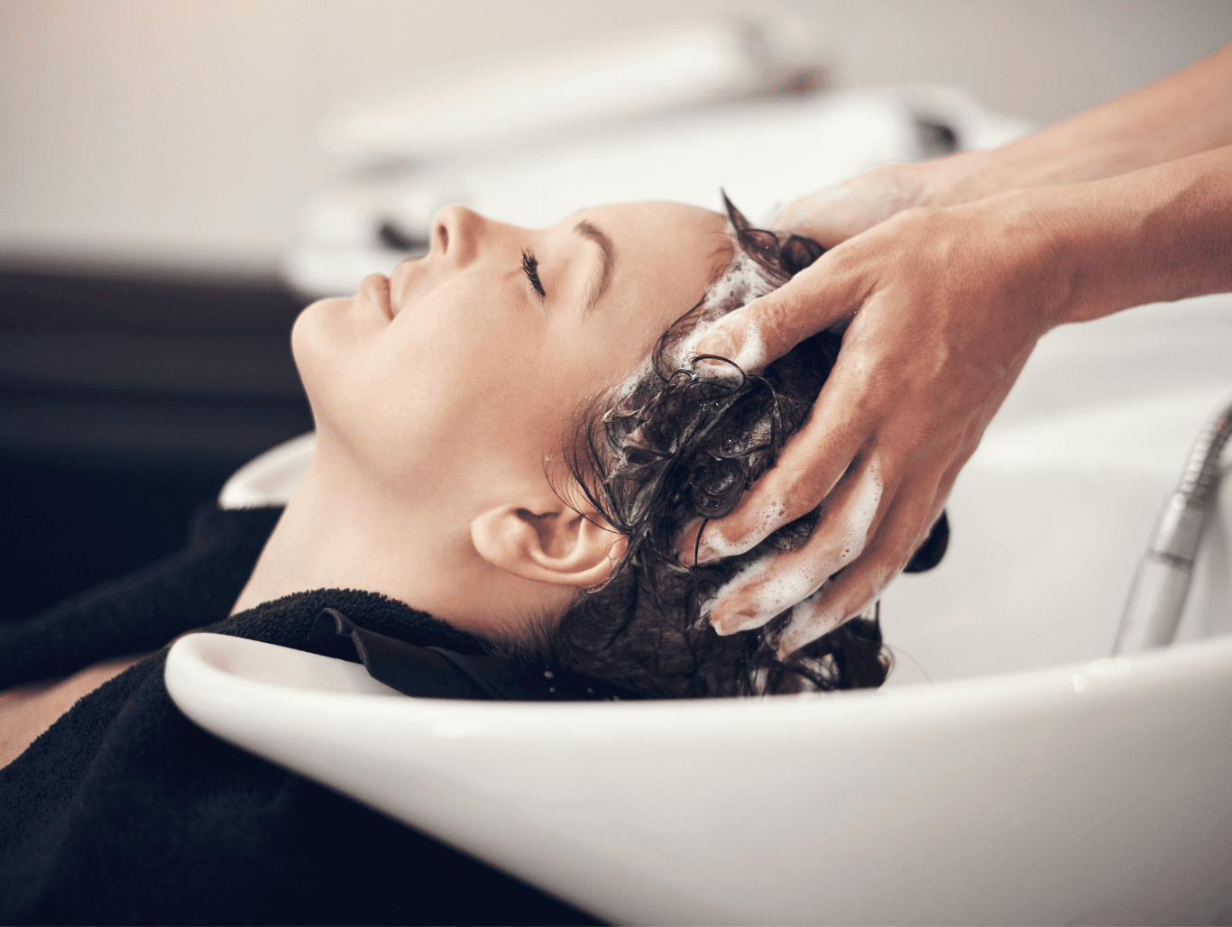 Luxury hair and scalp treatments at Changing Grooms in Weymouth Dorset using Micro Mist technology and OLAPLEX products.